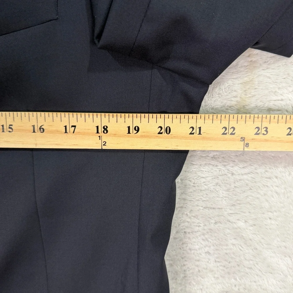Brooks Brothers Mens 42L Long Slim Fit Blazer 1818 Regent Navy Wool Sport Coat